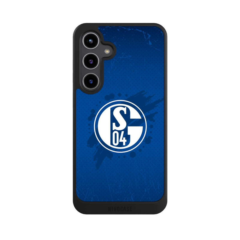 Galaxy S24 + NIVOcore Schalke 04 Farbe Fleck Blau
