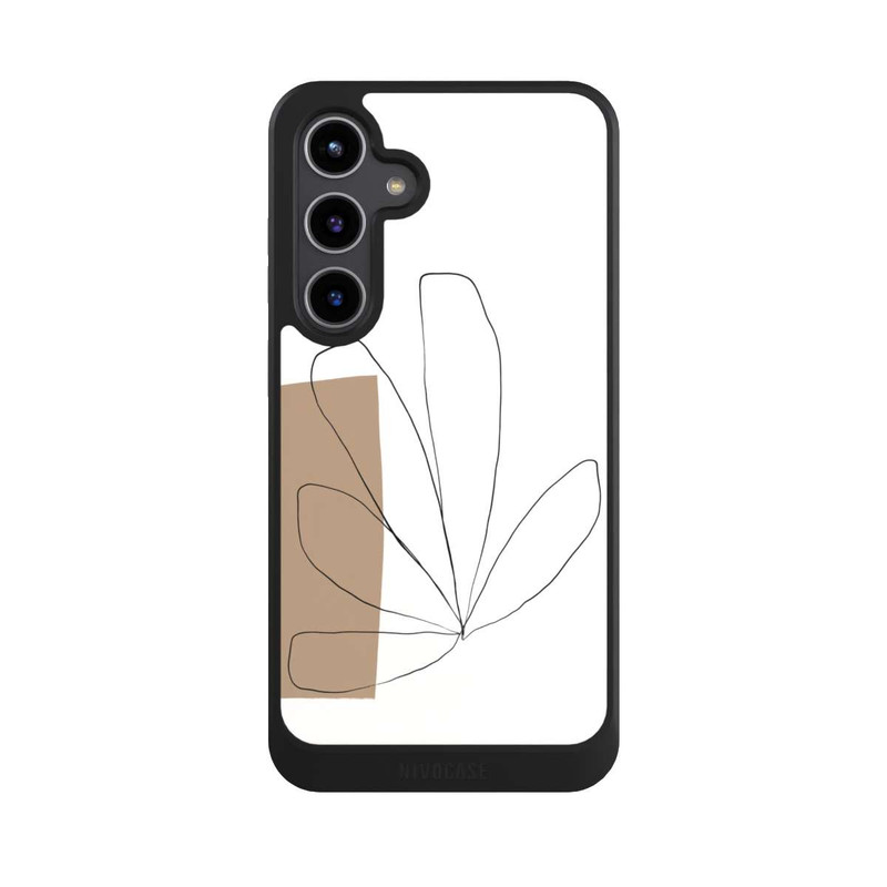 Galaxy S24 + NIVOcore Blumen und Formen Nr. 2 - Anastasia Sawall