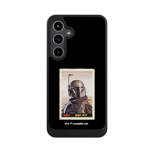 Samsung Galaxy S24+ NIVOcore Boba Fett Badges Black Background