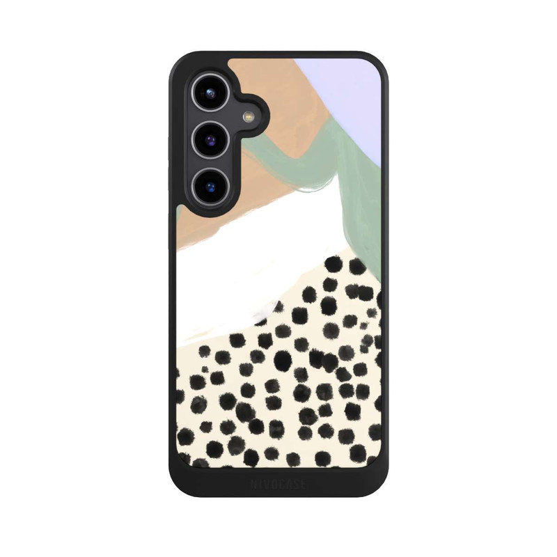 Galaxy S24 + NIVOcore Verrücktes Leben Boho Pastell