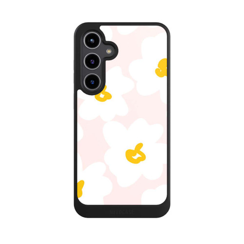 Samsung Galaxy S24+ NIVOcore Retro Flower Wall Daisy Apricot
