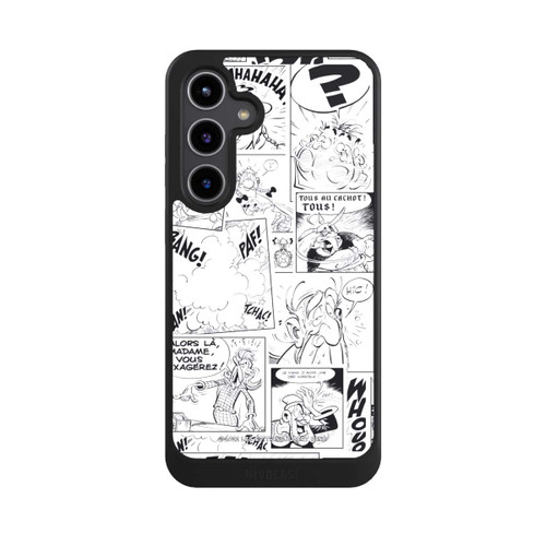 Samsung Galaxy S24+ NIVOcore BD Astérix Blanc &amp; Noir