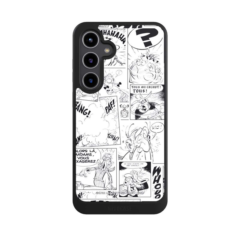Galaxy S24 + NIVOcore BD Astérix Blanc & Noir