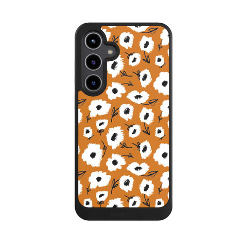 Samsung Galaxy S24+ NIVOcore Blumenmuster Ocker