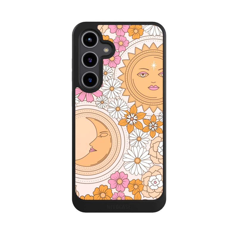 Galaxy S24 + NIVOcore Mond-Sonne-Blumen