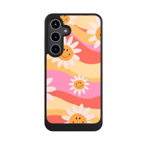 Samsung Galaxy S24+ NIVOcore Retro Smiles Orange Colorful