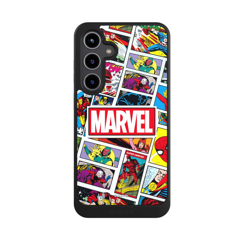 Galaxy S24 + NIVOcore Marvel Comic Pattern