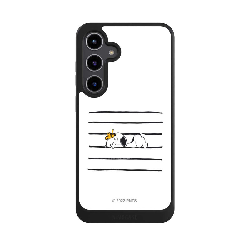 Galaxy S24 + NIVOcore Snoopy Woodstock Streifen