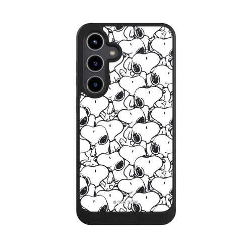 Samsung Galaxy S24+ NIVOcore Snoopy Muster Schwarz und Weiß