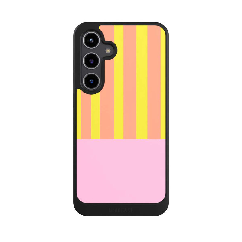 Galaxy S24 + NIVOcore Neonfarbige Streifen