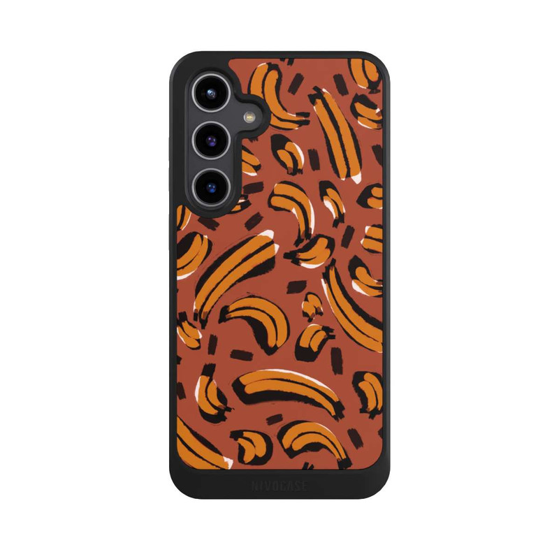 Galaxy S24 + NIVOcore Abstrakte Bananen Muster