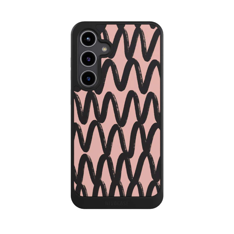 Galaxy S24 + NIVOcore Schwarzes Zickzack