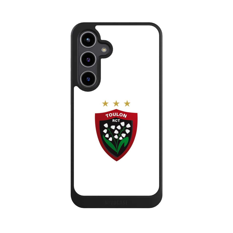Galaxy S24 + NIVOcore Logo RC Toulonnais Blanc