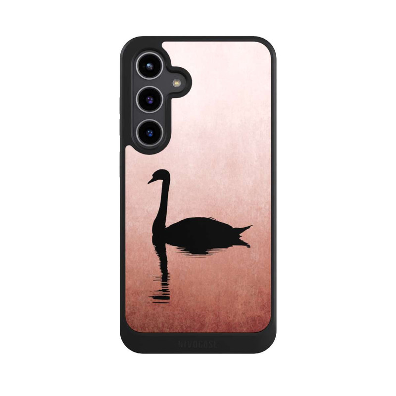Galaxy S24 + NIVOcore Der rote Schwan