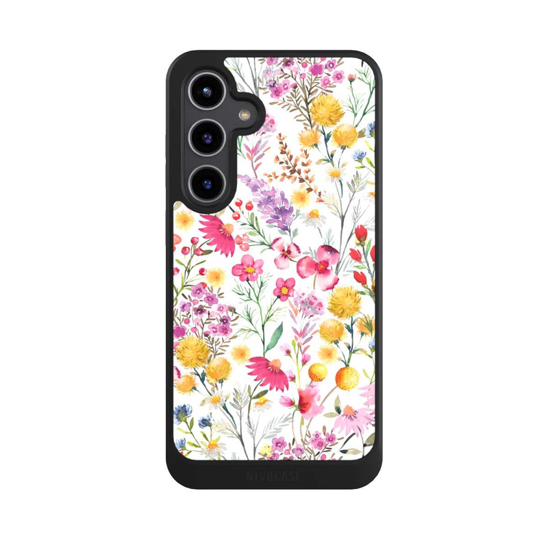 Galaxy S24 + NIVOcore Botanische Frühlingspflanzen