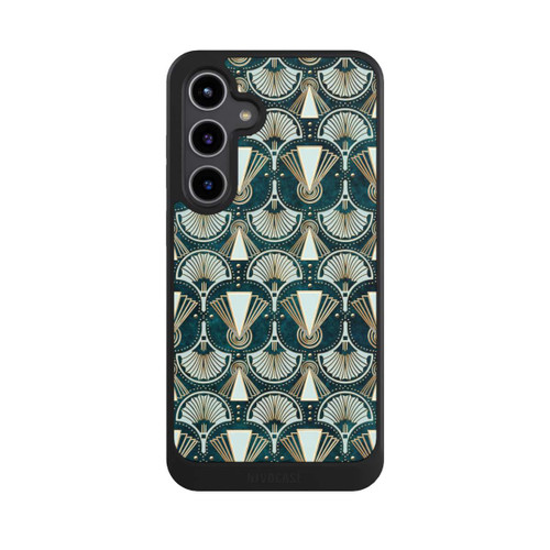 Samsung Galaxy S24+ NIVOcore Art Deco Green Pattern