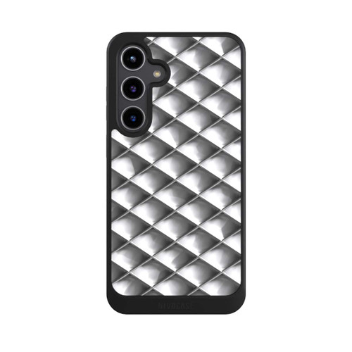 Samsung Galaxy S24+ NIVOcore Glamour Silver Squares