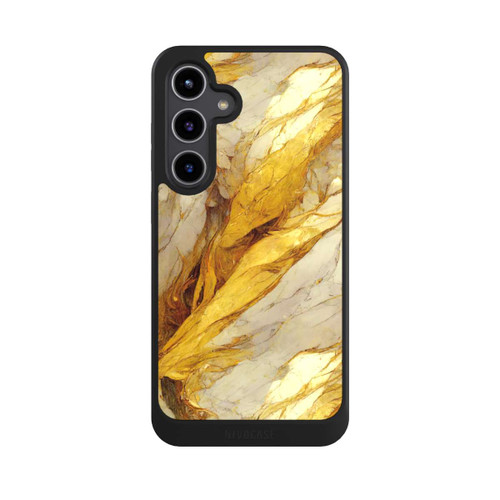 Samsung Galaxy S24+ NIVOcore Weiße Marmor-Golddruckschichten
