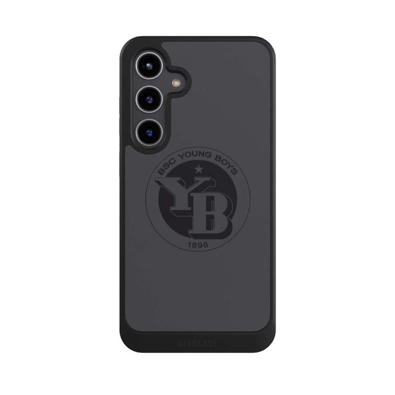 Galaxy S24 + NIVOcore BSC YB Logo Grau