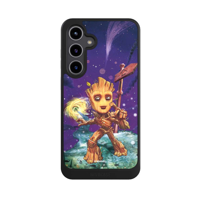 Galaxy S24 + NIVOcore Baby Groot Galaxy Touch
