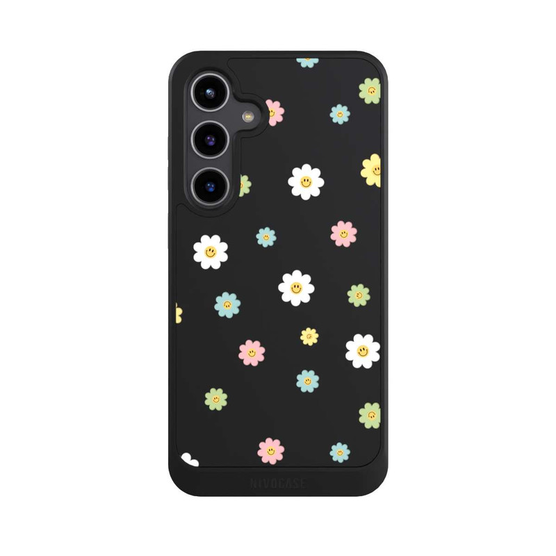 Galaxy S24 + NIVOcore Flower Power Petit Transparent