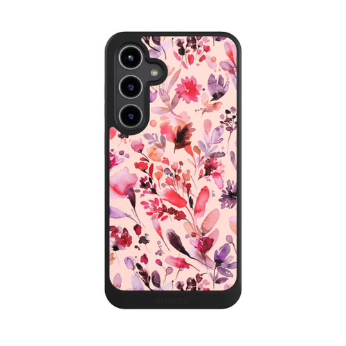 Samsung Galaxy S24+ NIVOcore Künstlerische Blumen Viva Magenta