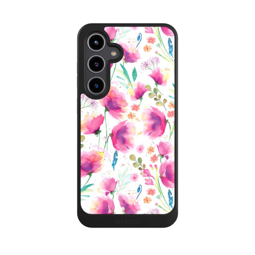 Samsung Galaxy S24+ NIVOcore Abstrakte Mohnblumen aquarell