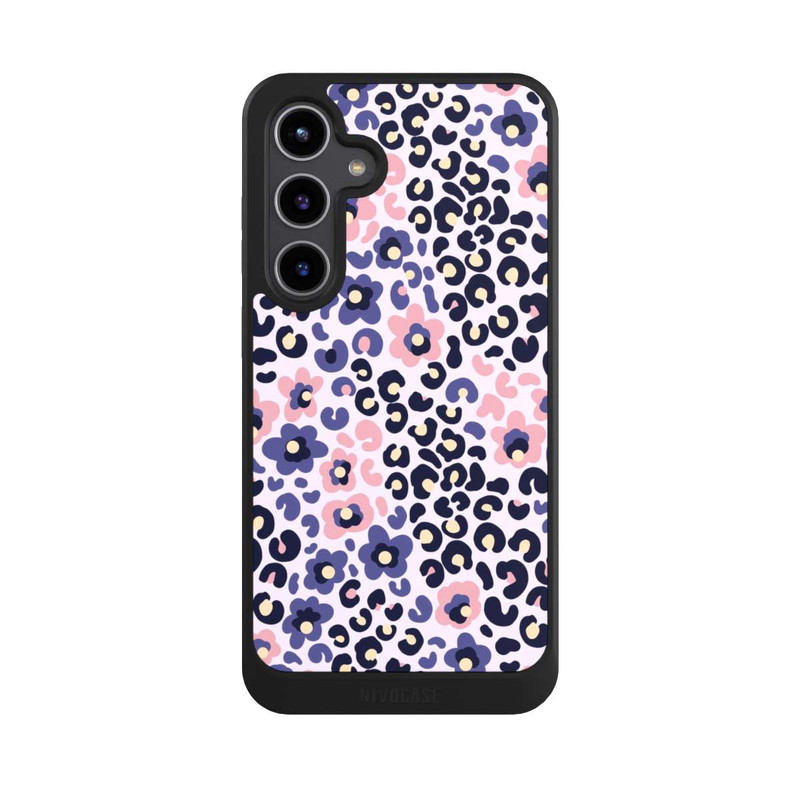 Galaxy S24 + NIVOcore Peau d'animal avec des fleurs 1