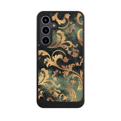 Samsung Galaxy S24+ NIVOcore Damask Wallpaper Dark Green