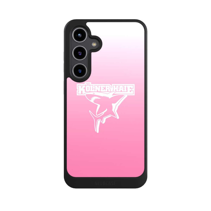 Galaxy S24 + NIVOcore Kölner Haie Weiß Rosa