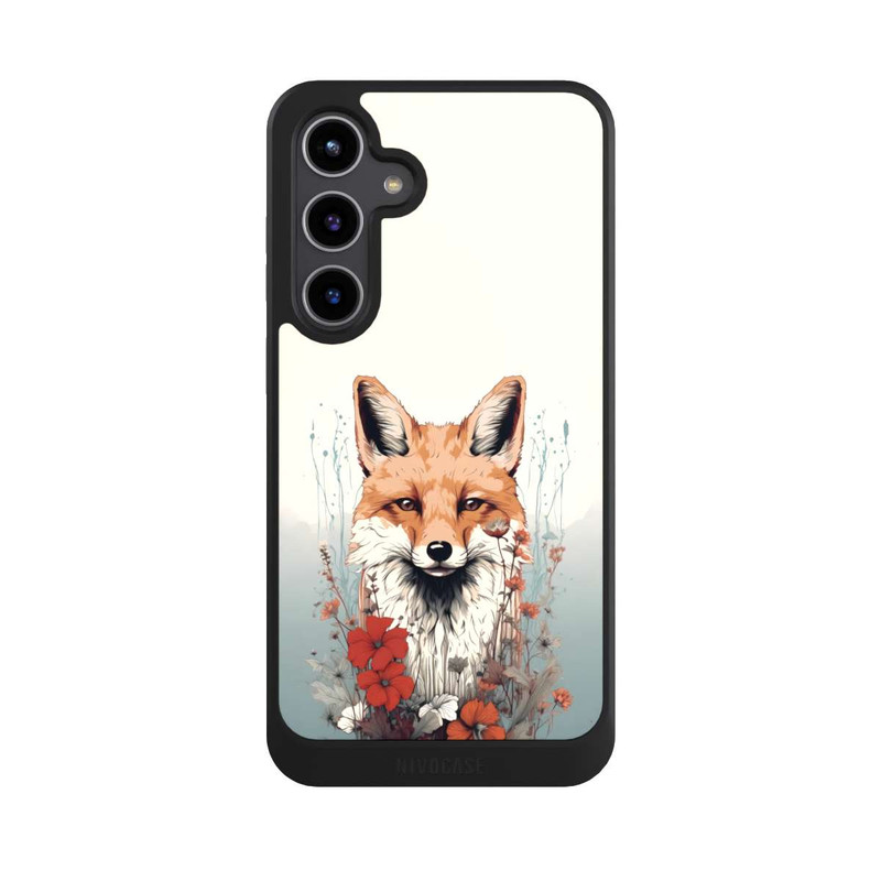 Galaxy S24 + NIVOcore  Fox with Flowers