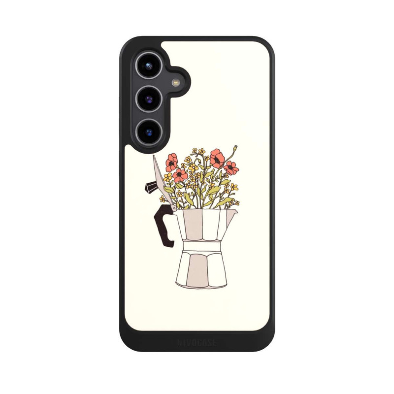 Galaxy S24 + NIVOcore Moka Blumen