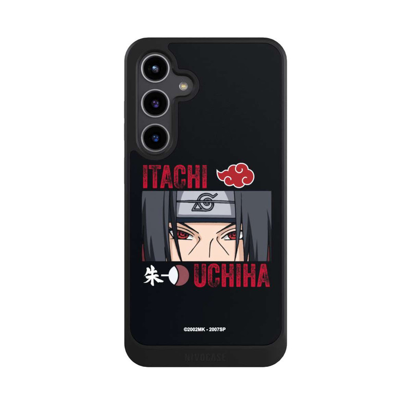 Galaxy S24 + NIVOcore Itachi Uchiha Gros plan