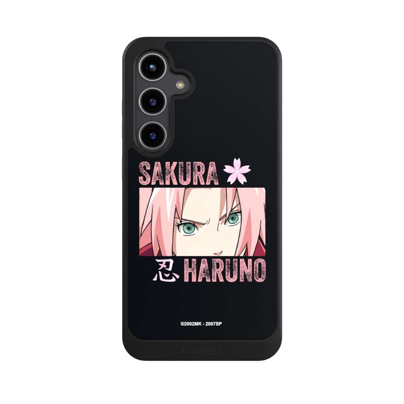 Galaxy S24 + NIVOcore Sakura Haruno Gros plan