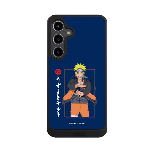 Samsung Galaxy S24+ NIVOcore Naruto Kampfposition Blau