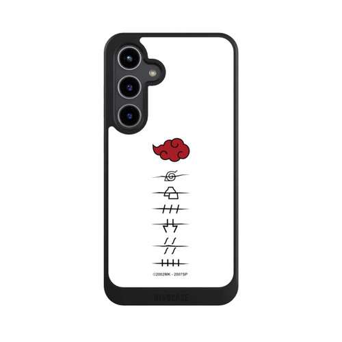 Samsung Galaxy S24+ NIVOcore Akatsuki Mitgliedersymbole Weiß