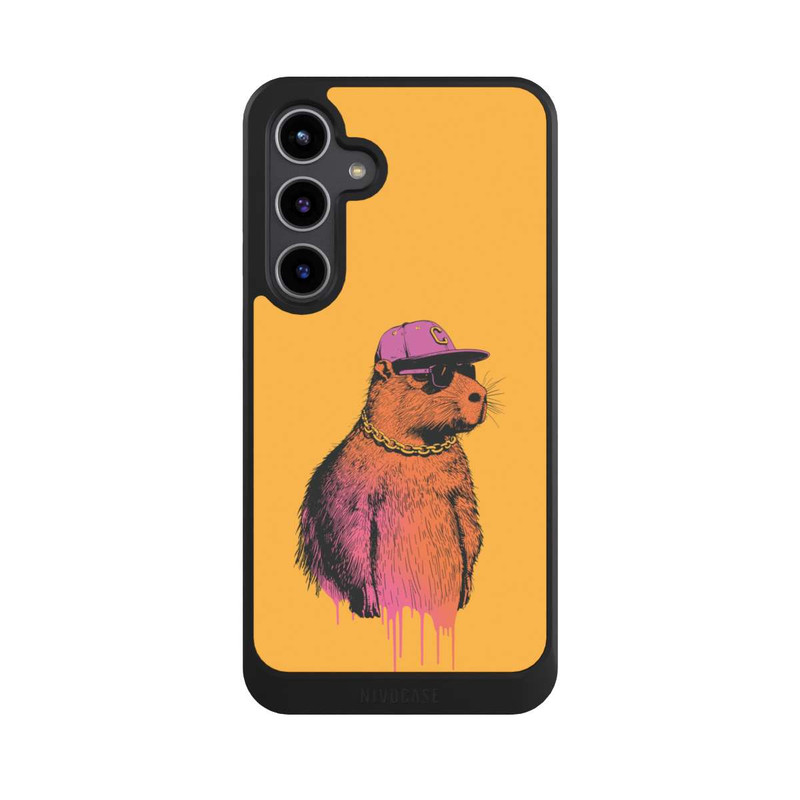 Galaxy S24 + NIVOcore Capybara Cap Square
