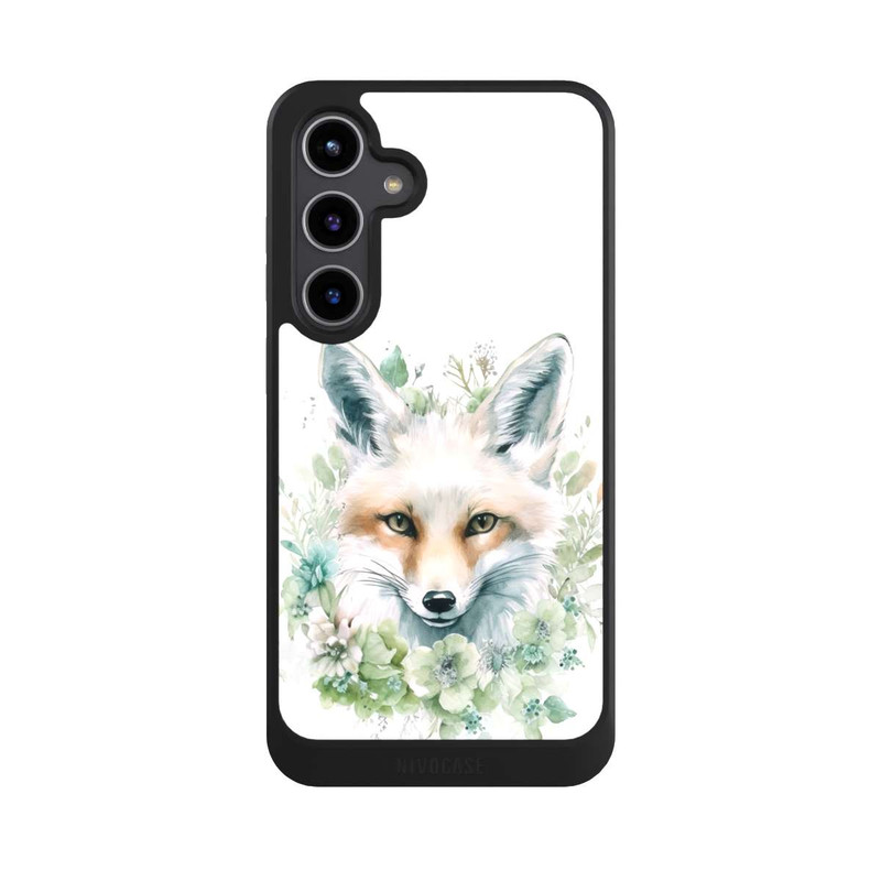 Galaxy S24 + NIVOcore Fuchs blumig