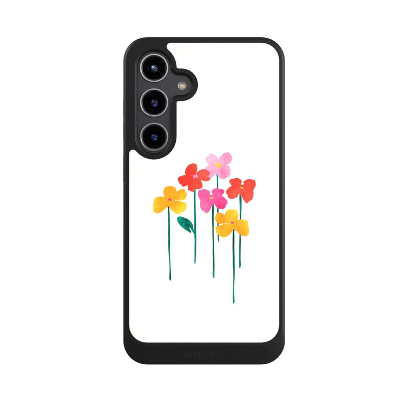 Galaxy S24 + NIVOcore Kleine glückliche Blumen