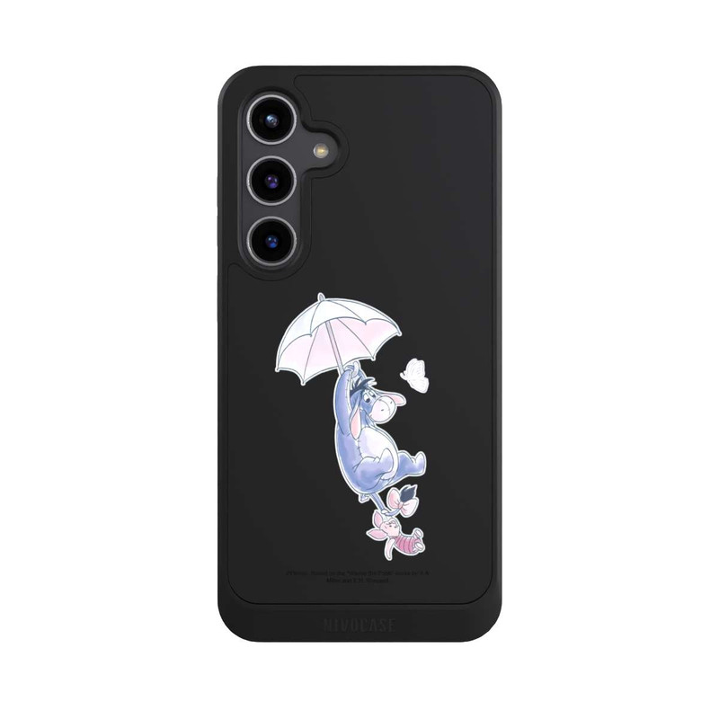Galaxy S24 + NIVOcore Winnie Pooh Eeyeore Find Happiness Transparent
