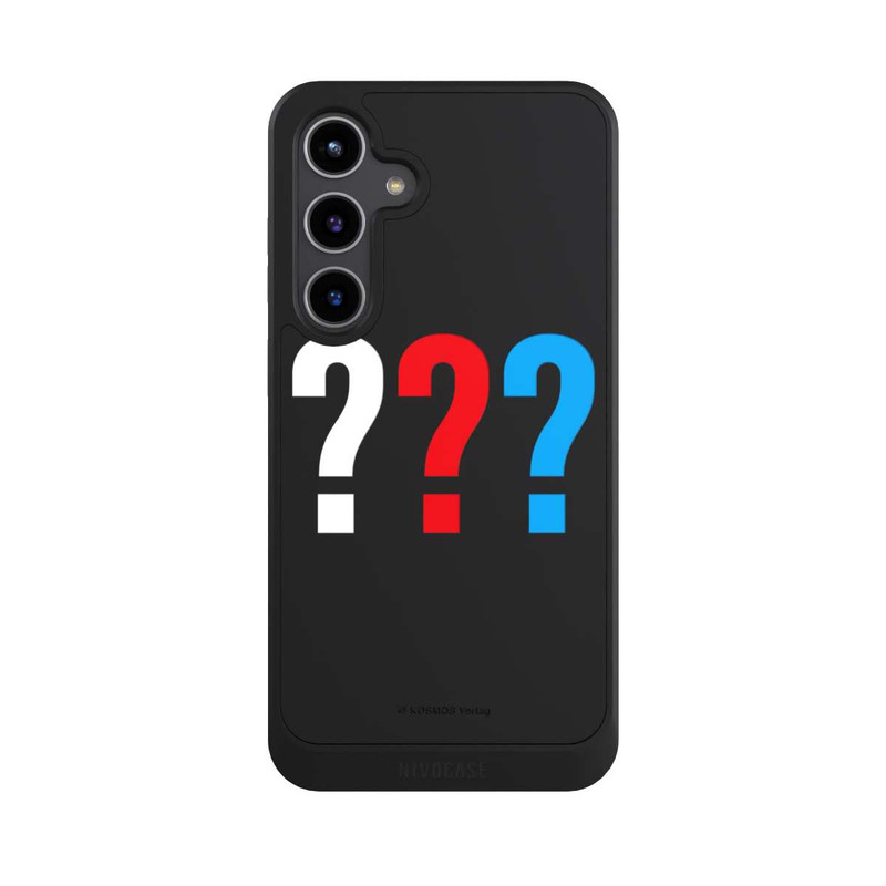 Galaxy S24 + NIVOcore Die Drei Fragezeichen Logo Transparent