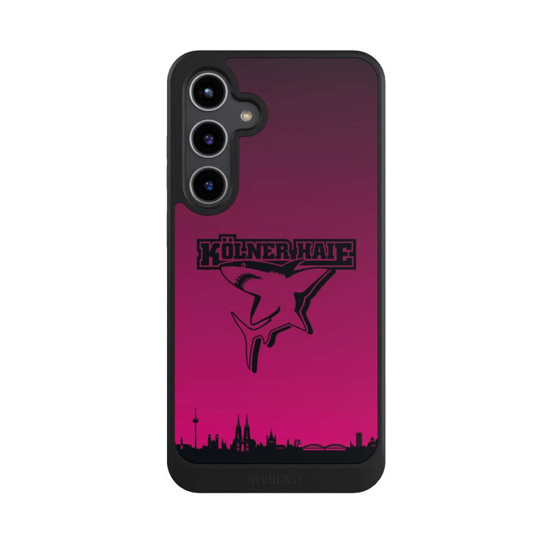 Galaxy S24 + NIVOcore Kölner Haie Skyline Pink