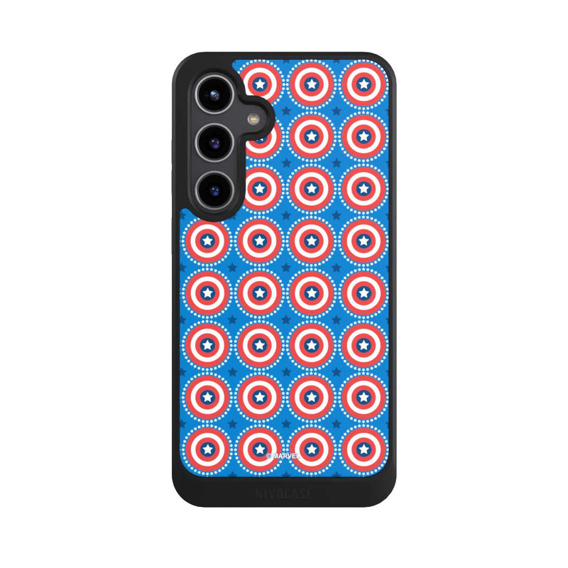 Galaxy S24 + NIVOcore Captain American Shield Pattern