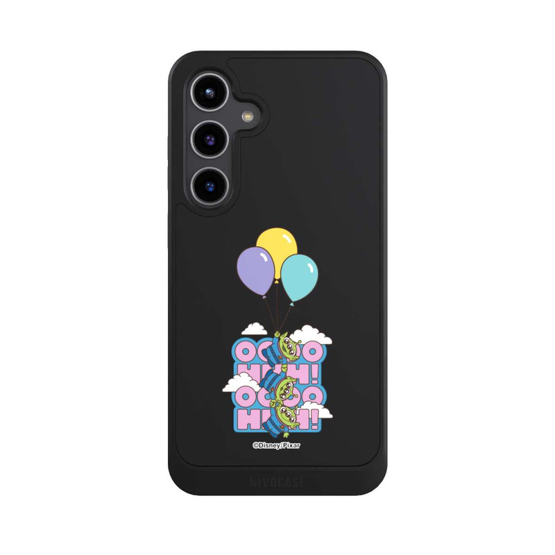 Galaxy S24 + NIVOcore Toy Story Aliens Balloons OOOOHHH Transparent
