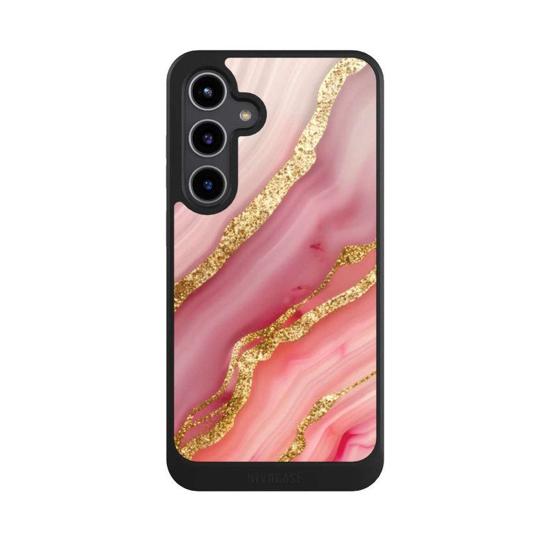 Galaxy S24 + NIVOcore Gold Marmor
