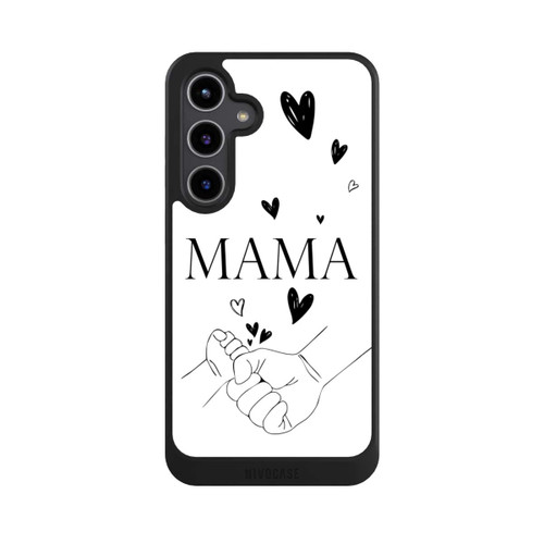 Samsung Galaxy S24+ NIVOcore Muttertag Line Art Hände Schwarz Weiß