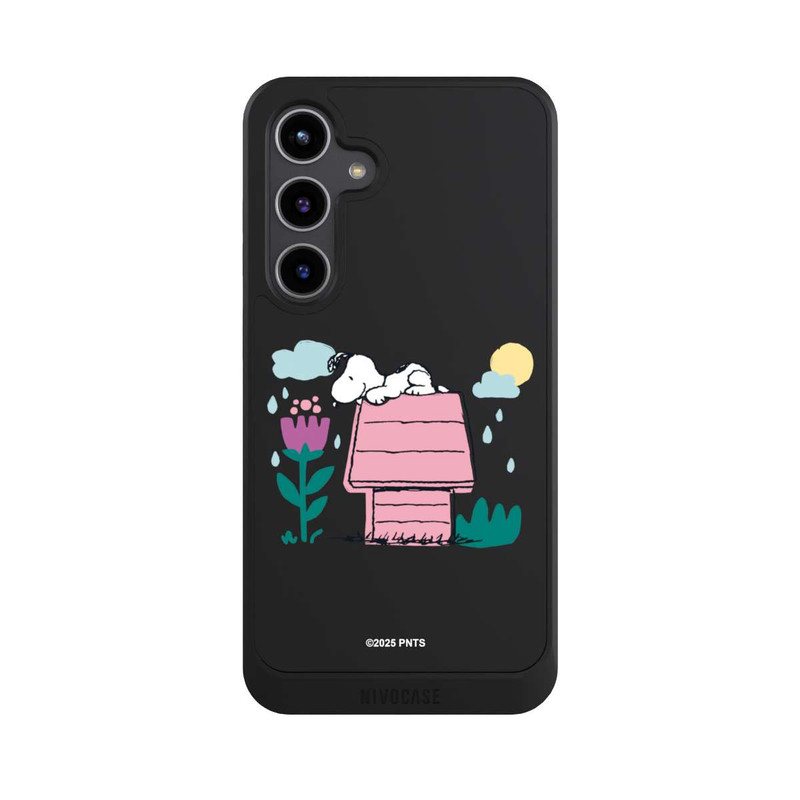 Galaxy S24 + NIVOcore Snoopy Hundehütte Frühling transparent