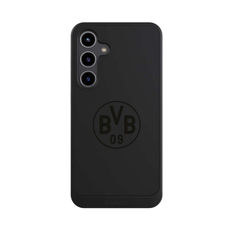 Galaxy S24 + NIVOcore BVB Logo Schwarz Transparent