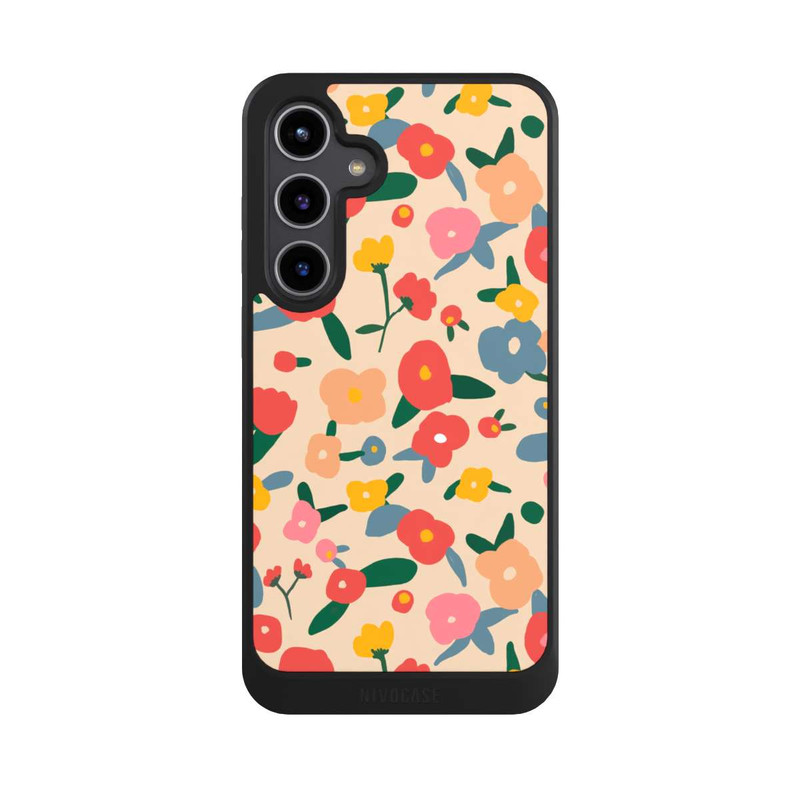 Galaxy S24 + NIVOcore Retro Bold Scandi Flowers