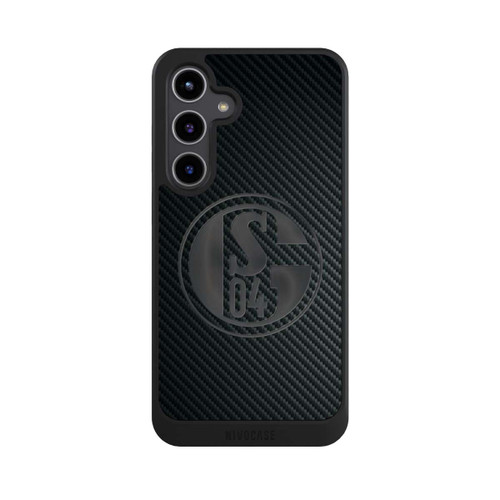 Samsung Galaxy S24+ NIVOcore Schalke 04 Carbon Look